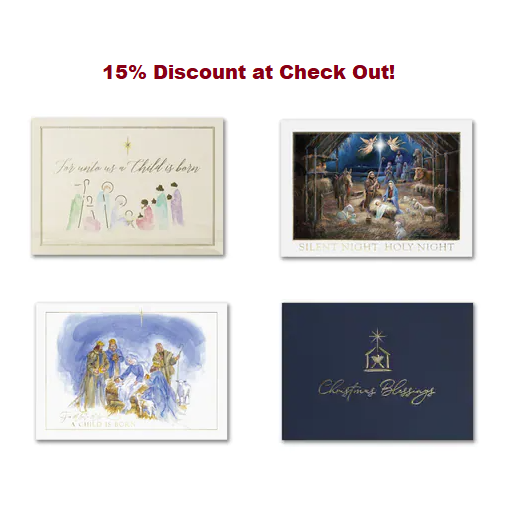 Nativity Christmas Cards Religious Theme Holiday Greetings